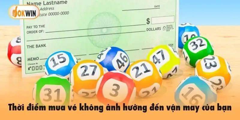 Thời điểm mua vé không ảnh hưởng đến vận may của bạn