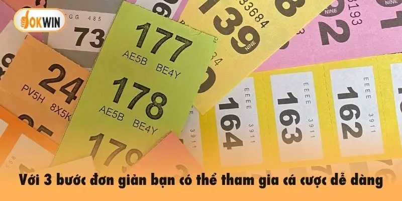 Với 3 bước đơn giản bạn có thể tham gia cá cược dễ dàng